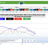 Прогноз закупівельних цін на свиней на 8-й тиждень 2026 р.